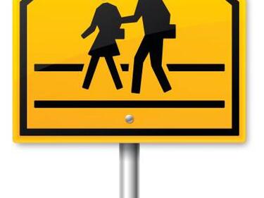 School Safety Crossing Sign